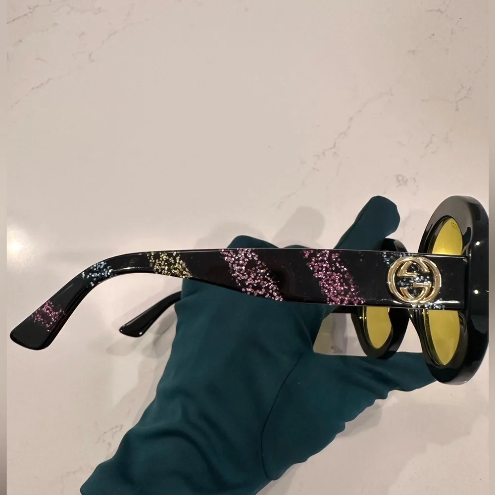 Gucci GG01319S Glitter Sunglasses - Picture 7 of 9